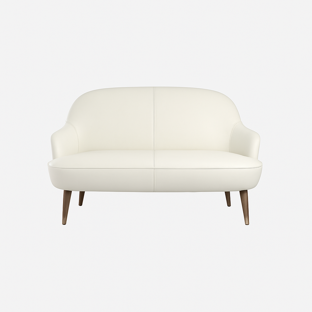 1 - leather - جلد - white - أبيض